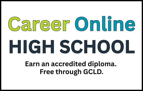 Career Online High School, earn an accredited diploma free through GCLD